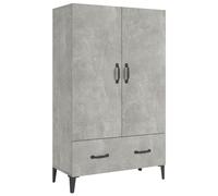 vidaXL Highboard Concrete Grey 70x31x115 cm Engineered Wood, Grey