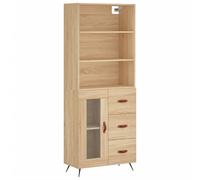 Highboard Sideboard Storage Cabinet Cupboard Cabinet Engineered Wood vidaXL