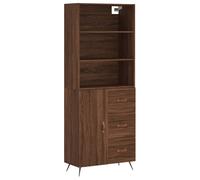 Highboard Sideboard Storage Cabinet Cupboard Cabinet Engineered Wood vidaXL