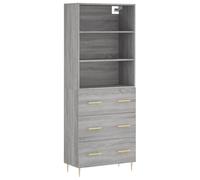 Highboard Sideboard Storage Cabinet Cupboard Cabinet Engineered Wood vidaXL