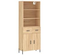 Highboard Sideboard Storage Cabinet Home Side Cabinet Engineered Wood vidaXL