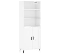 vidaXL Highboard Sideboard Storage Cabinet – Home Side Cabinet, Engineered Wood