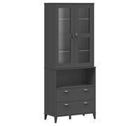 Highboard Sideboard Storage Cupboard Home Side Cabinet Solid Wood Pine vidaXL