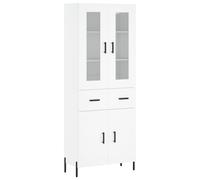 vidaXL Highboard Sideboard Cupboard Side Cabinet Concrete Grey Engineered Wood
