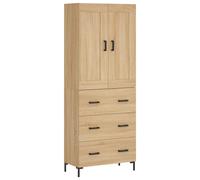 Highboard Sideboard Tall Storage Cabinet Side Cabinet Engineered Wood vidaXL