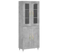 Highboard Sideboard Tall Storage Cabinet Side Cabinet Engineered Wood vidaXL