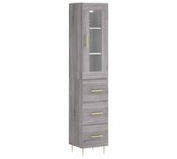 Highboard Sideboard Tall Storage Cabinet Side Cabinet Engineered Wood vidaXL