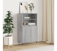 Highboard Sideboard Tall Storage Cabinet Side Cabinet Engineered Wood vidaXL