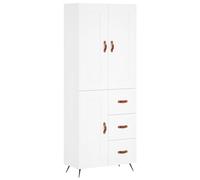 vidaXL Highboard White 69.5x34x180 cm Engineered Wood