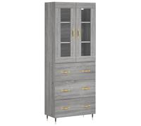 Highboard Sideboard Tall Storage Cabinet Side Cabinet Engineered Wood vidaXL