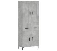 Highboard Sideboard Tall Storage Cabinet Side Cabinet Engineered Wood vidaXL
