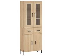 Highboard Sideboard Tall Storage Cabinet Side Cabinet Engineered Wood vidaXL