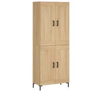 Highboard Sideboard Tall Storage Cabinet Side Cabinet Engineered Wood vidaXL