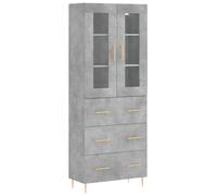Highboard Sideboard Tall Storage Cabinet Side Cabinet Engineered Wood vidaXL