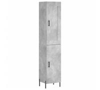 vidaXL Highboard White 34.5x34x180 cm Engineered Wood