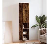 Highboard Smoked Oak 34.5x34x180 cm Engineered Wood