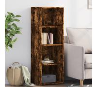 Highboard Smoked Oak 40x41x124 cm Engineered Wood Berkfield Home Brown One Size