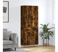 Highboard Smoked Oak 69.5x34x180 cm Engineered Wood