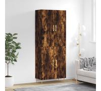 Highboard Smoked Oak 69.5x34x180 cm Engineered Wood Berkfield Home Brown One Size