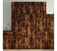 Highboard Smoked Oak 80x42.5x249 cm Engineered Wood