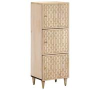 vidaXL Highboard Sideboard Storage Cupboard Side Cabinet Solid Wood Mango