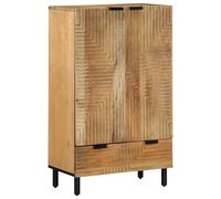 Highboard Solid Wood Mango Cd Storage Cabinet Cd Storage Furniture vidaXL