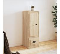 Highboard Sonoma oak 36x35.5x103.5 cm Engineered wood Slim Storage Cabinet Unit