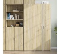Highboard Sonoma oak 45x42.5x185 cm Engineered wood tall storage cabinet w/3pcs