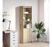 Vidaxl Highboard Sonoma Oak 50X35X180 Cm Engineered Wood