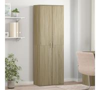 Highboard Sonoma Oak 60x35x180 cm Engineered Wood Old Wood Storage with shelves