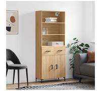 Highboard Sideboard Storage Cabinet Home Side Cabinet Engineered Wood vidaXL