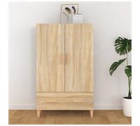 Highboard Sonoma oak 70x31x115 cm Engineered wood tall storage cabinet modern UK
