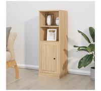 Highboard Sonoma Oak Solid Oak 36x35.5x103.5 cm Matte Minimalist Storage Cabinet