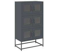 Highboard Steel Sideboard Cabinet Kitchen Storage Cabinet vidaXL