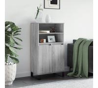 Highboard Storage Cupboard Cabinet Buffet Sideboard Engineered Wood Vidaxl