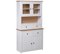 Highboard Storage Cupboard Sideboard Cabinet Panama Range Solid Pine vidaXL