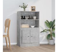 vidaXL Highboard Concrete Grey 60x35.5x103.5 cm Engineered Wood
