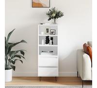 Highboard White 40x36x110 cm Engineered Wood Berkfield Home White One Size