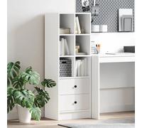 vidaXL Highboard with Drawer White 45.5 x 34 x 127 cm
