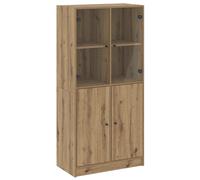 Highboard with Doors Artisian Oak 68x37x142 cm Engineered Wood vidaXL
