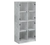 Highboard with Doors Sideboard Cabinet Concrete Grey Engineered Wood vidaXL