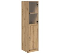 vidaXL Highboard Old Wood 35 x 37 x 142 cm Engineered Wood
