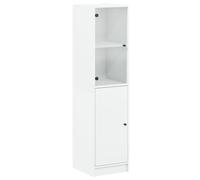 vidaXL 2 Door Old Wood Tall Slim Highboard - Size: 180 x 105 x 40cm - Brown - Wilko