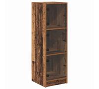 Highboard with Glass Doors Tall Sideboard Cupboard Storage Cabinet vidaXL