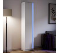 Highboard with LED White 41.5x32.5x200 cm Engineered Wood Berkfield Home White One Size