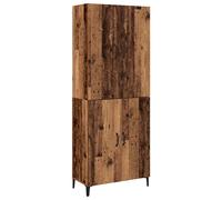 Highboard with Shelf with Storage 2 pcs Engineered Wood Cabinet Elegant vidaXL