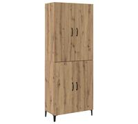 Highboard with Shelf with Storage 2 pcs Engineered Wood Cabinet Elegant vidaXL
