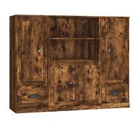 Highboards Storage Cabinet Side Cabinets Cupboard 3 pcs Engineered Wood vidaXL