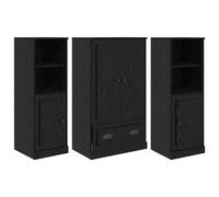 Highboards Storage Cabinet Side Cabinets Cupboard 3 pcs Engineered Wood vidaXL