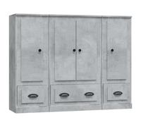 Highboards Storage Cabinet Side Cabinets Cupboard 3 pcs Engineered Wood vidaXL